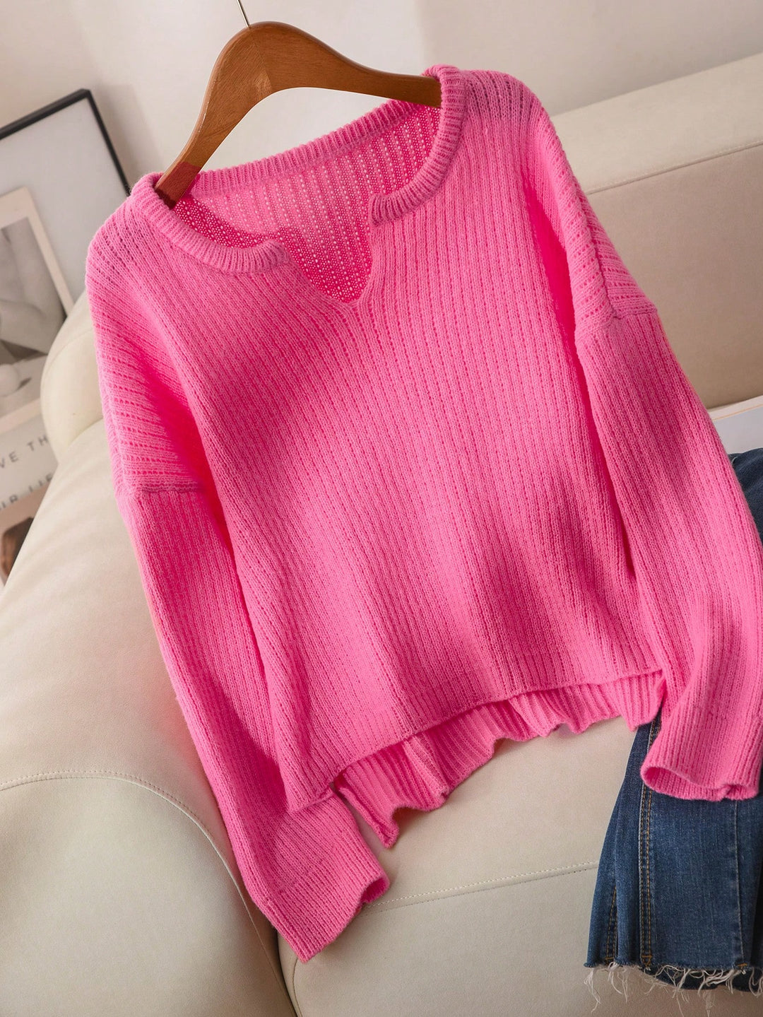 Pulover SHEIN, roz