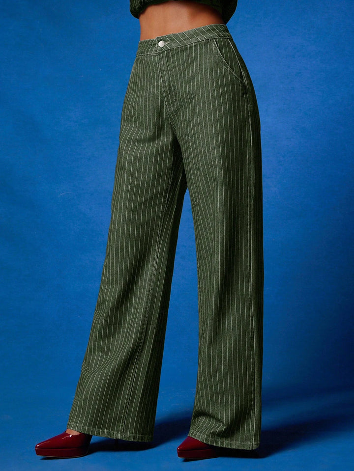 Pantaloni SHEIN, verde
