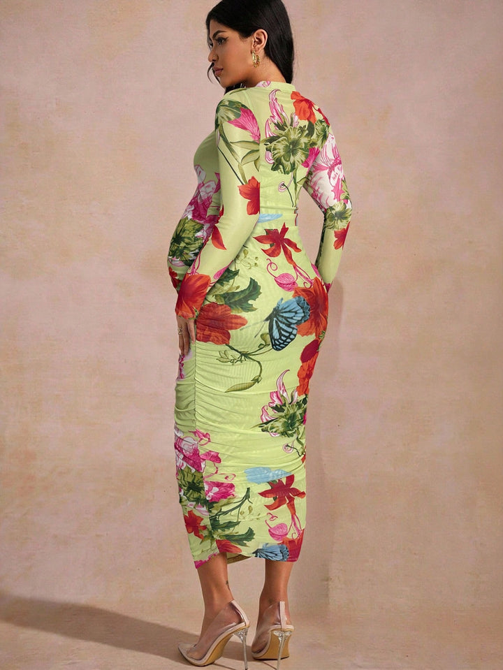 Rochie SHEIN, verde
