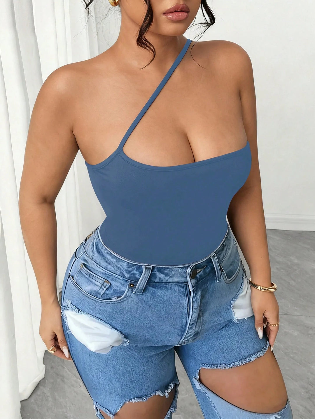 Top SHEIN, albastru