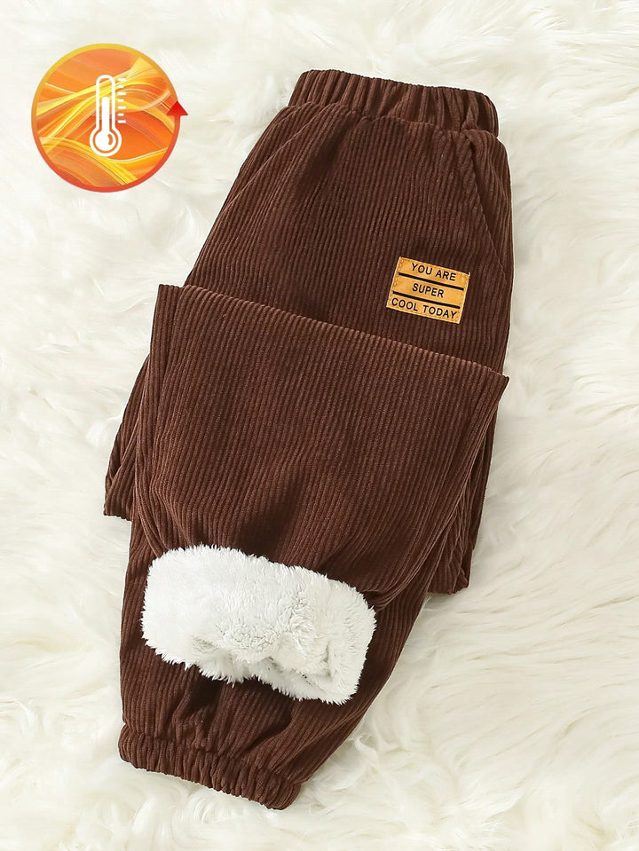 Pantaloni SHEIN, maro