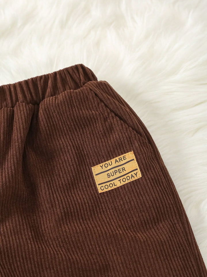 Pantaloni SHEIN, maro