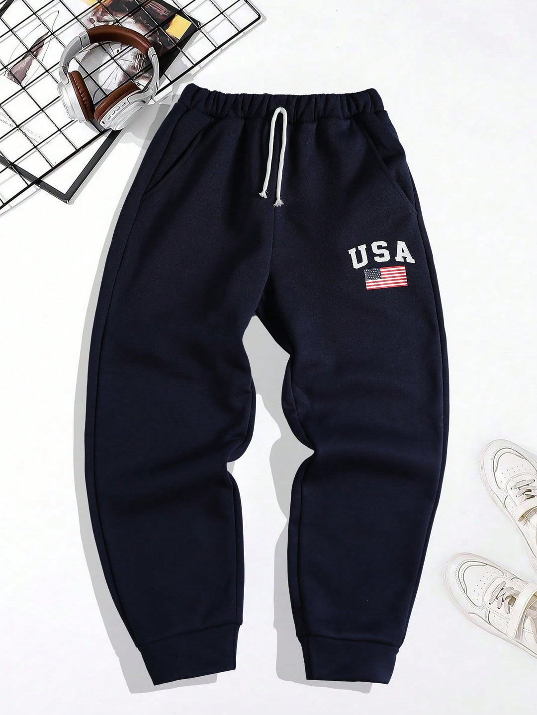 Pantaloni SHEIN, albastru