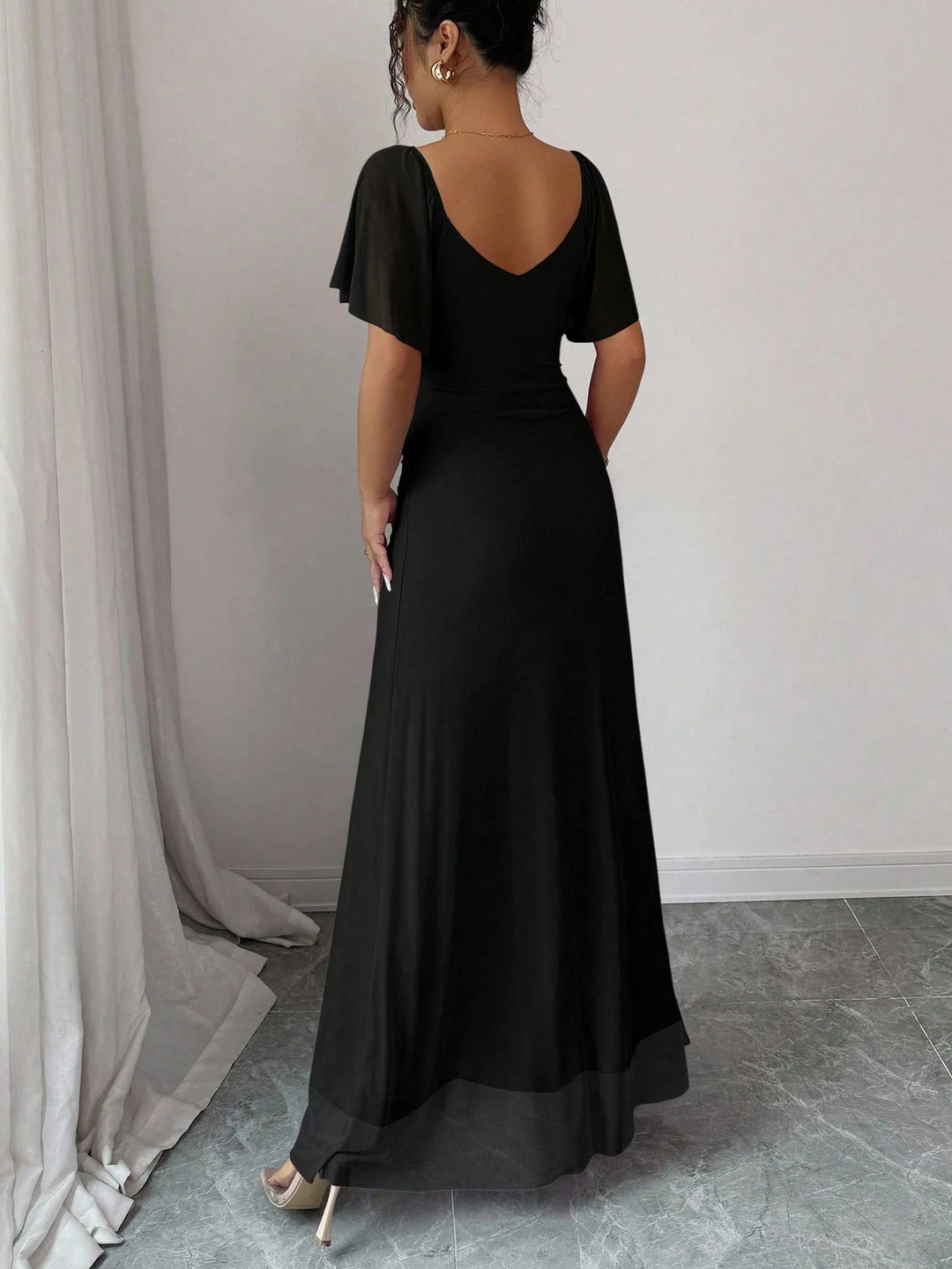 Rochie maxi SHEIN, negru