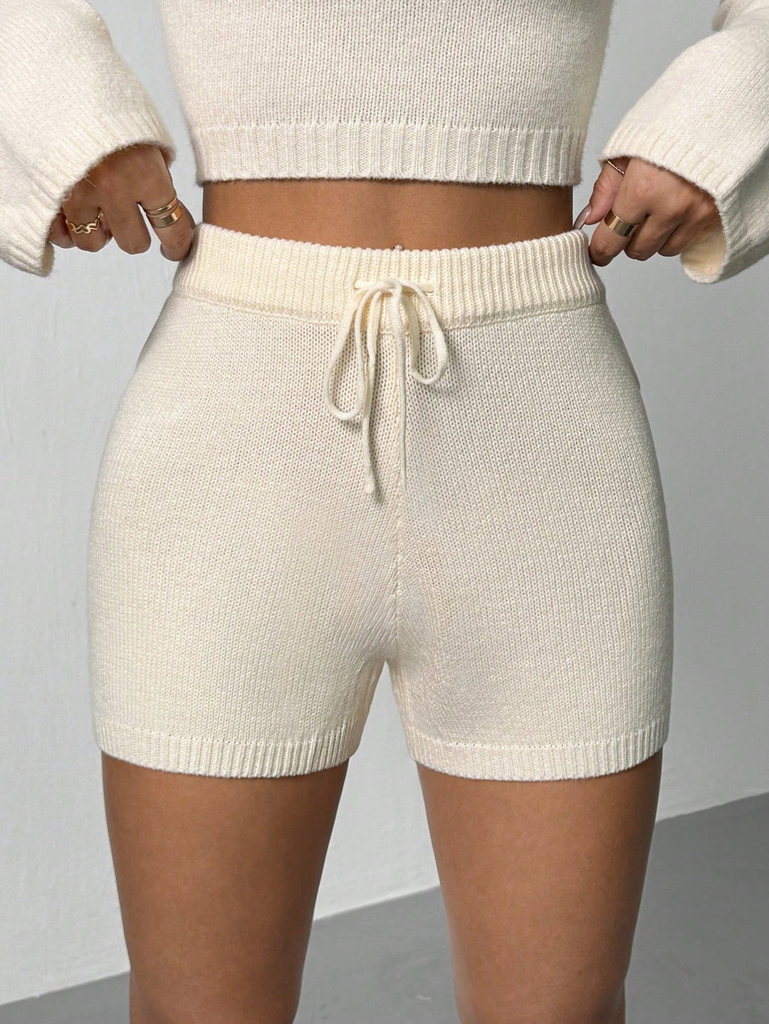 Pantaloni SHEIN, alb