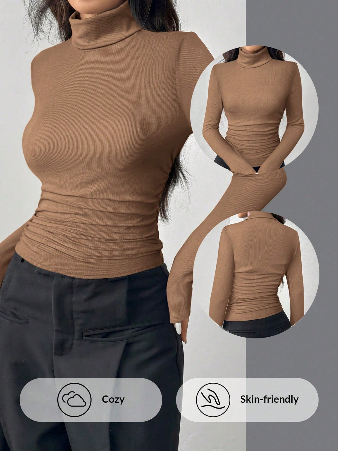 Tricou SHEIN, bej