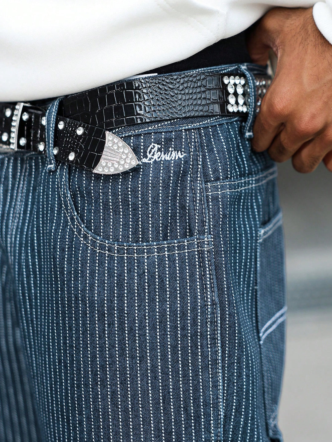 Jeans SHEIN, albastru