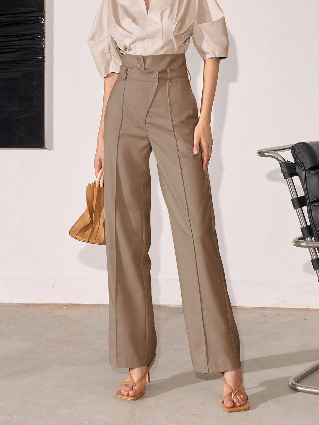 Pantalon SHEIN, kaki