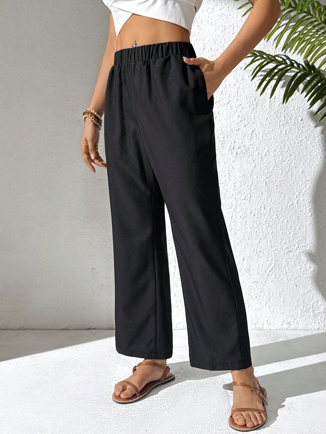 Pantaloni SHEIN, negru