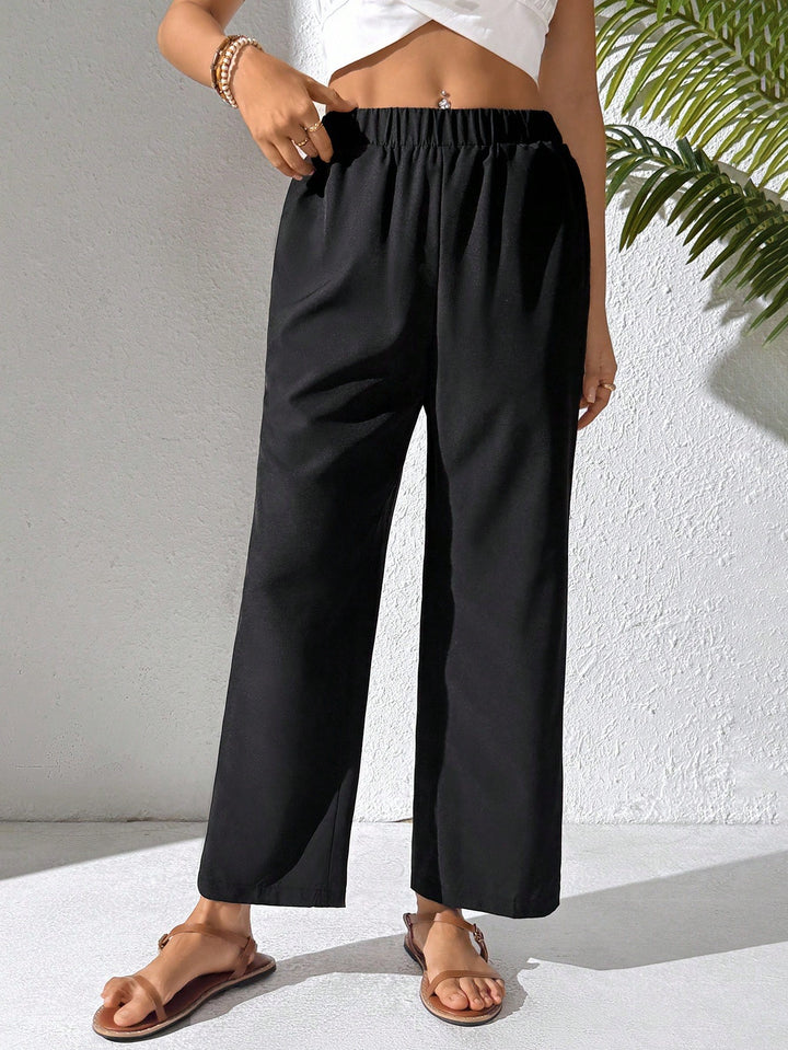 Pantaloni SHEIN, negru