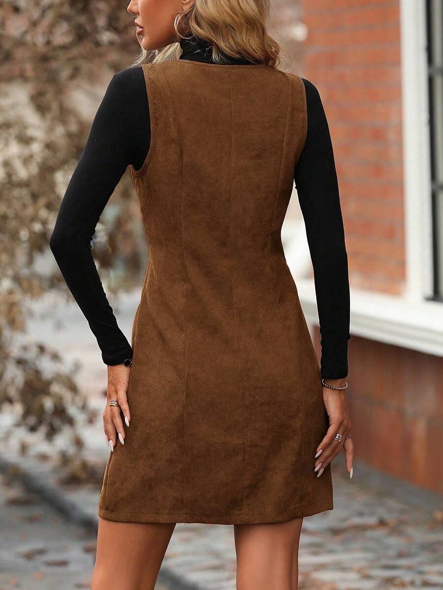 Rochie mini SHEIN, maro