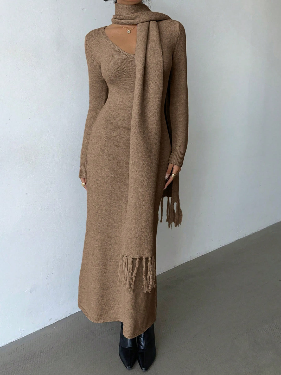 SHEIN ruha, khaki