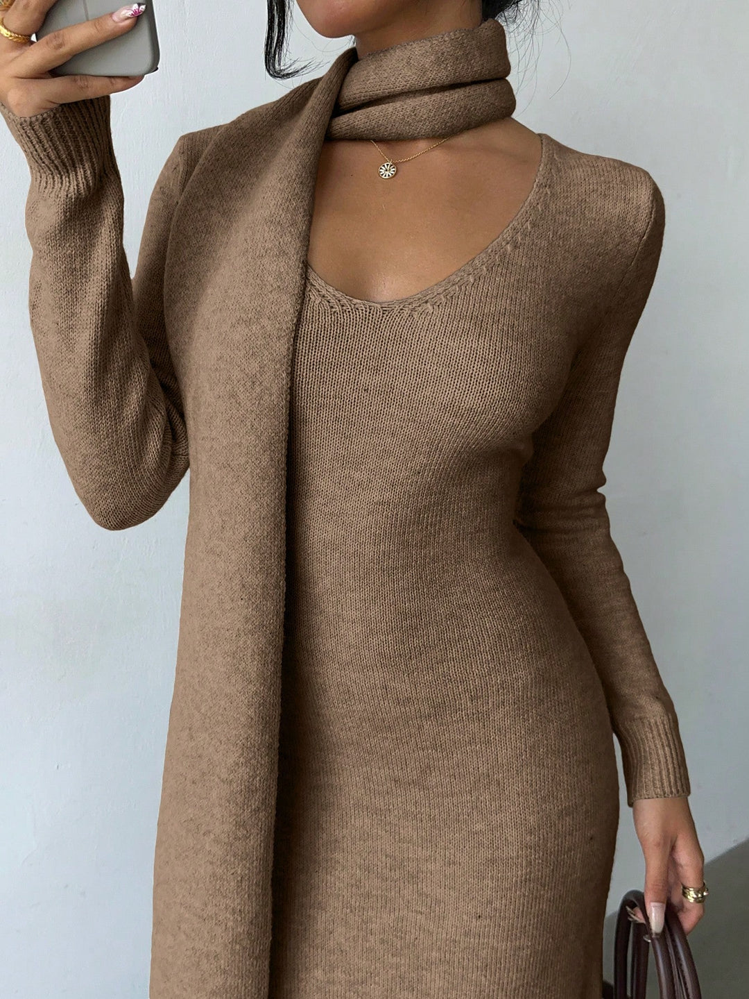 SHEIN ruha, khaki