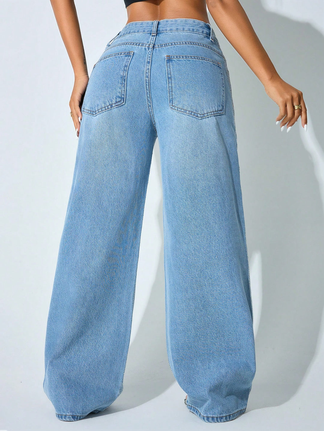 Jeans SHEIN, albastru
