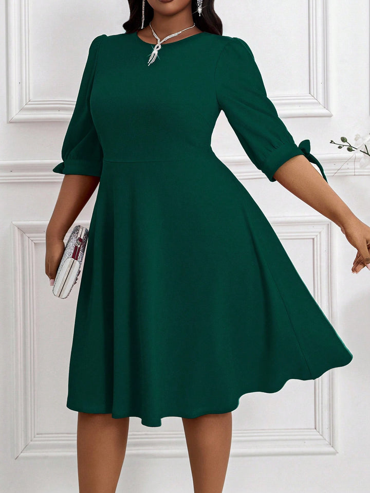 Rochie midi SHEIN, verde