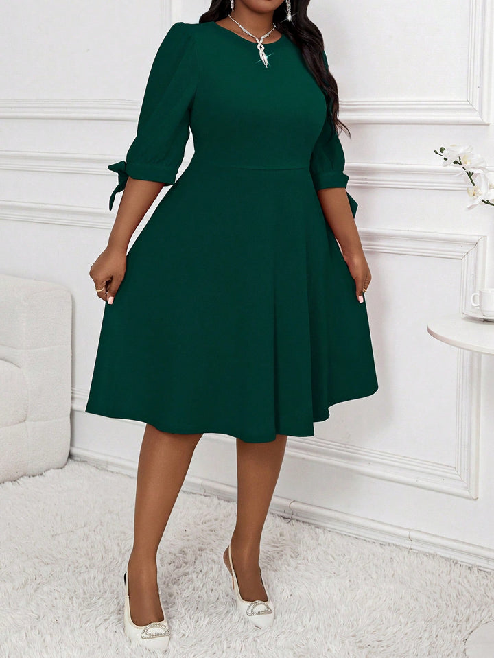 Rochie midi SHEIN, verde