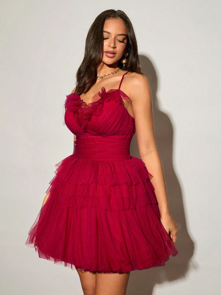 Rochie mini SHEIN, vișiniu