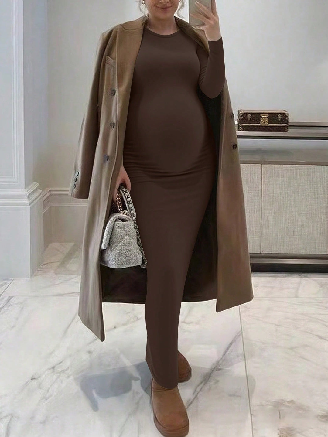Rochie SHEIN, maro
