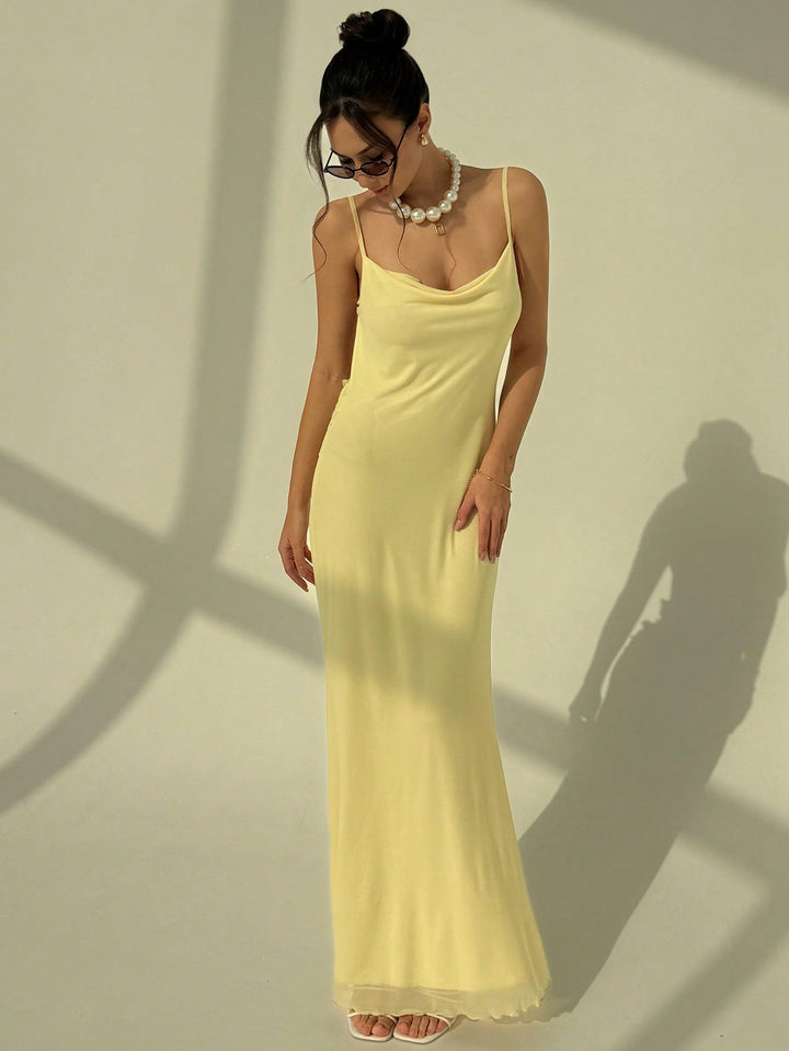 Rochie midi SHEIN, galben