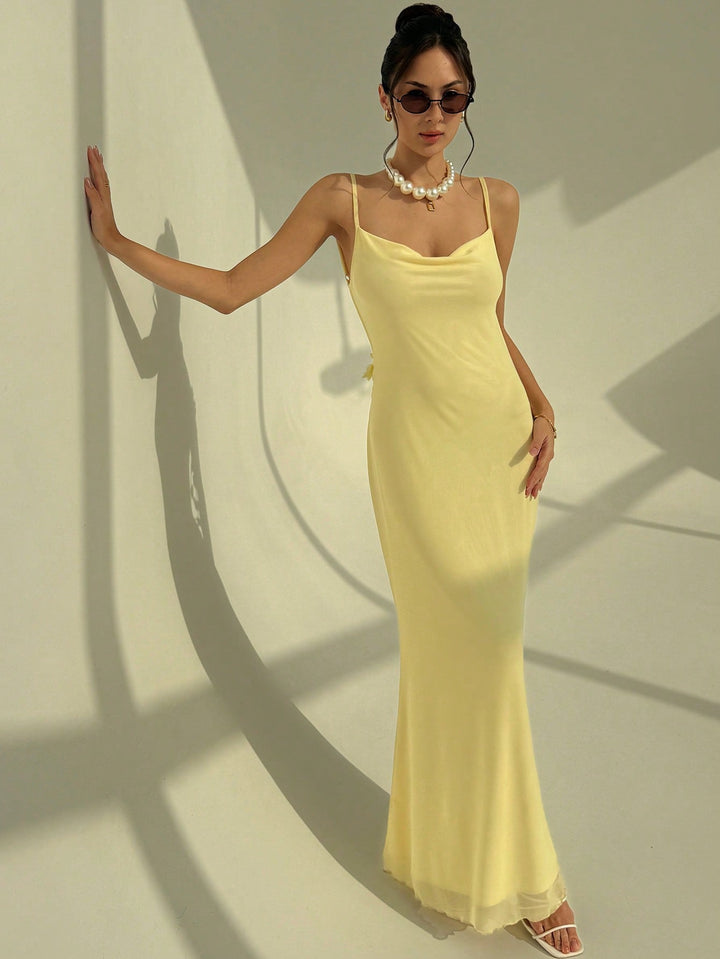 Rochie midi SHEIN, galben