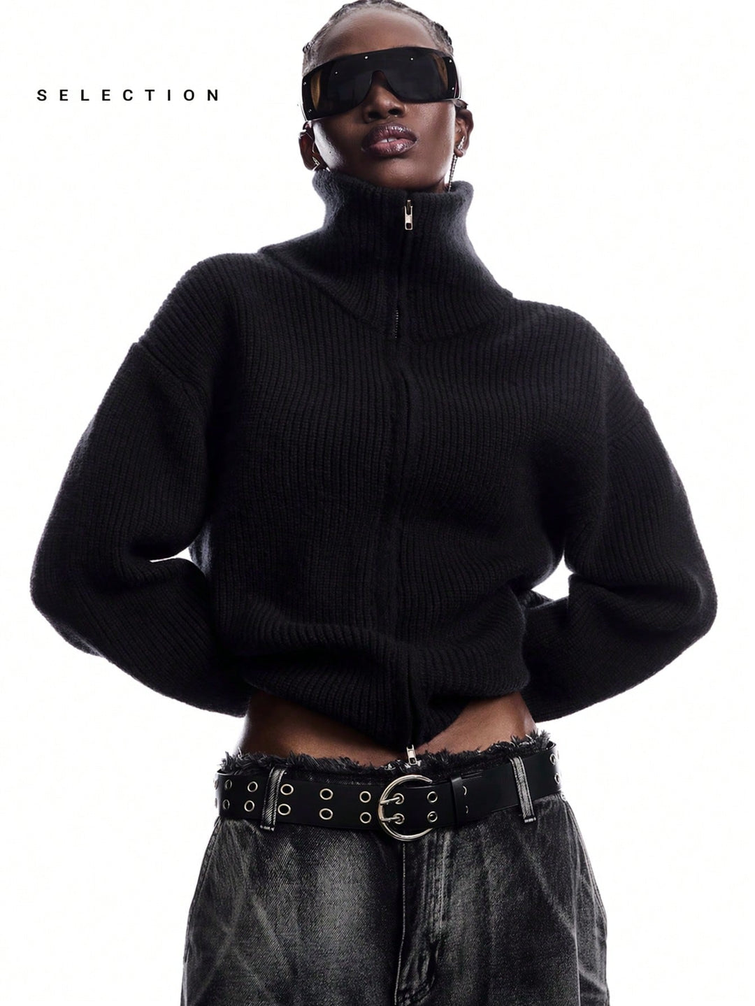 Pulover SHEIN, negru