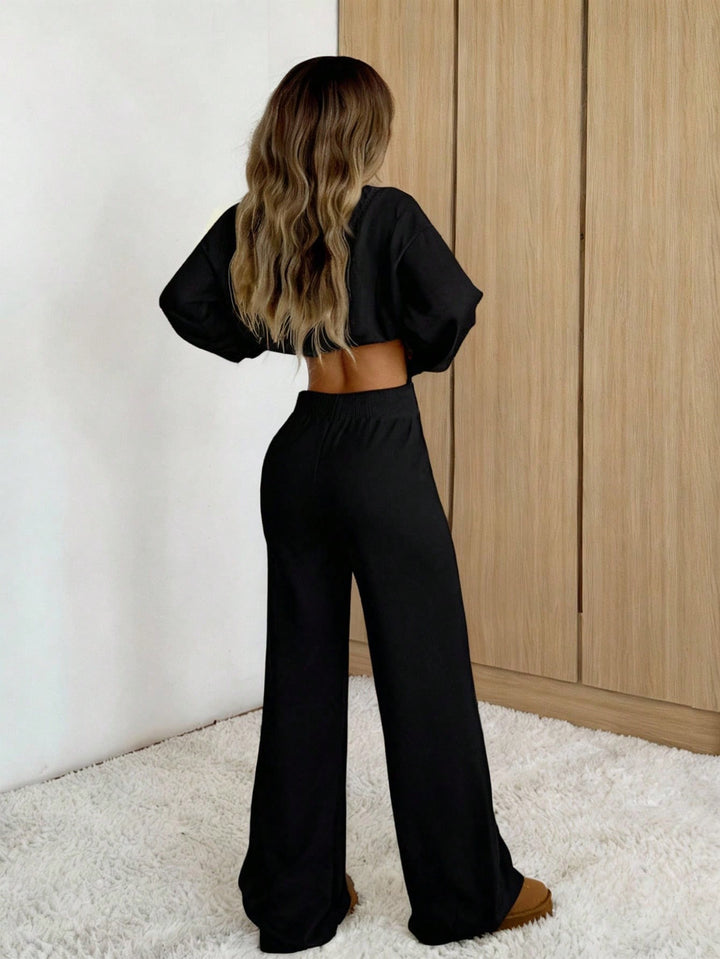 Set casual SHEIN, negru