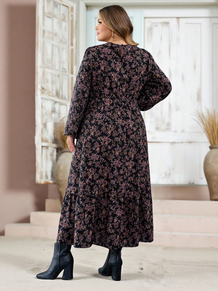 Rochie midi SHEIN, mix culori