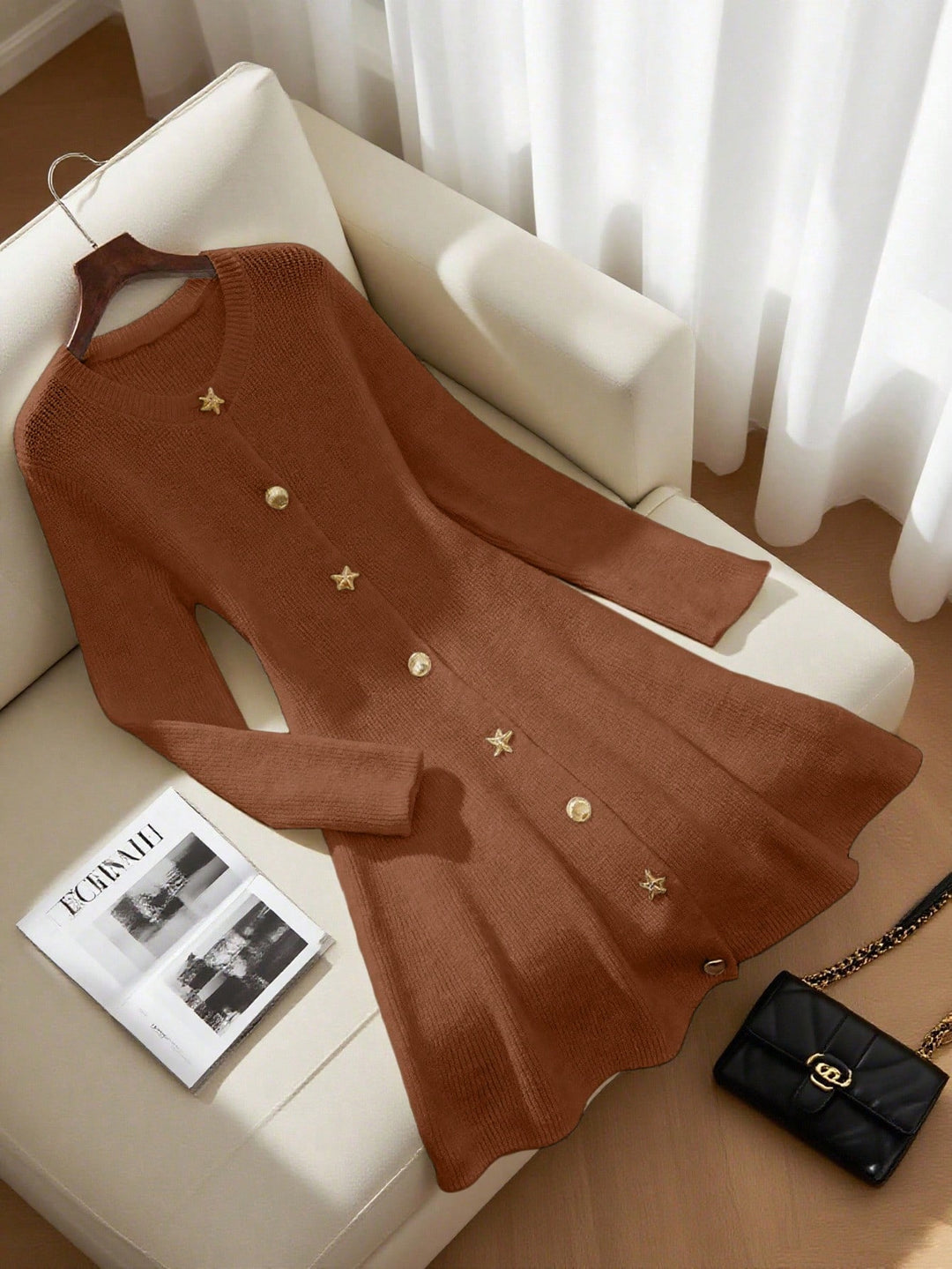 Rochie SHEIN, maro