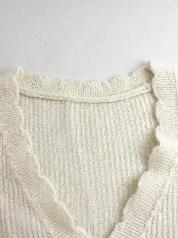 Cardigan SHEIN, alb