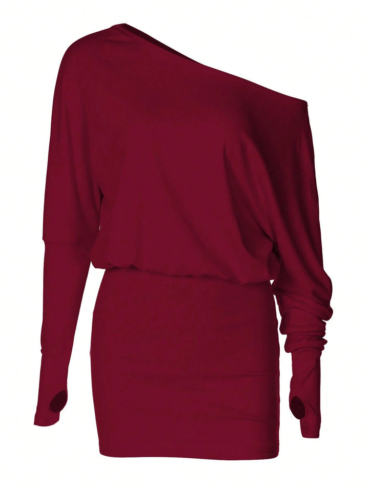 Rochie mini SHEIN, vișiniu