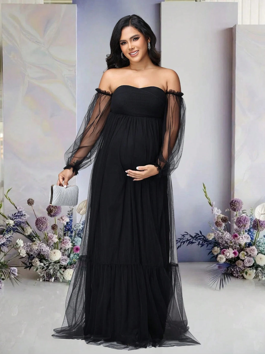 Rochie de ocazie SHEIN, negru