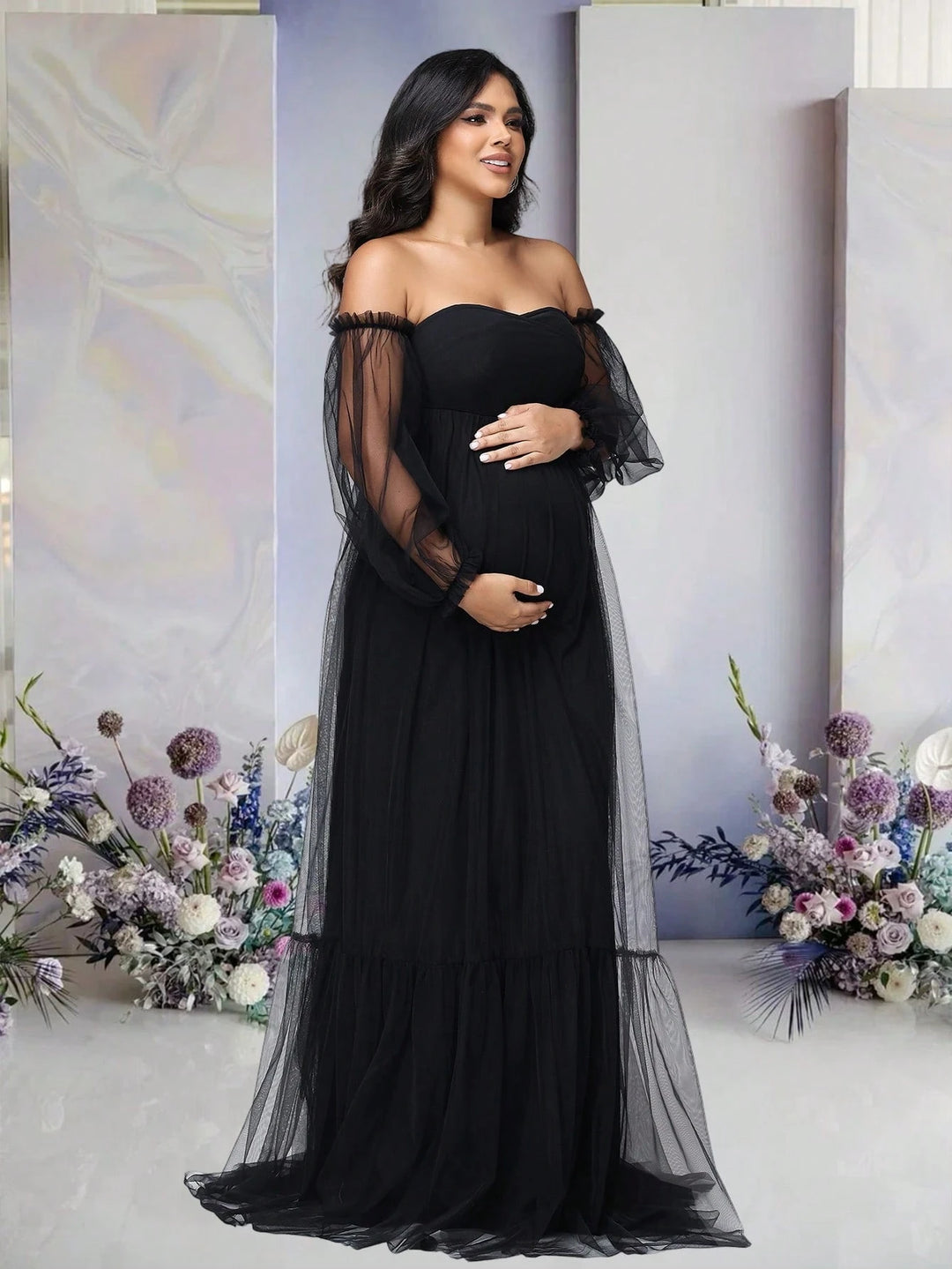 Rochie de ocazie SHEIN, negru
