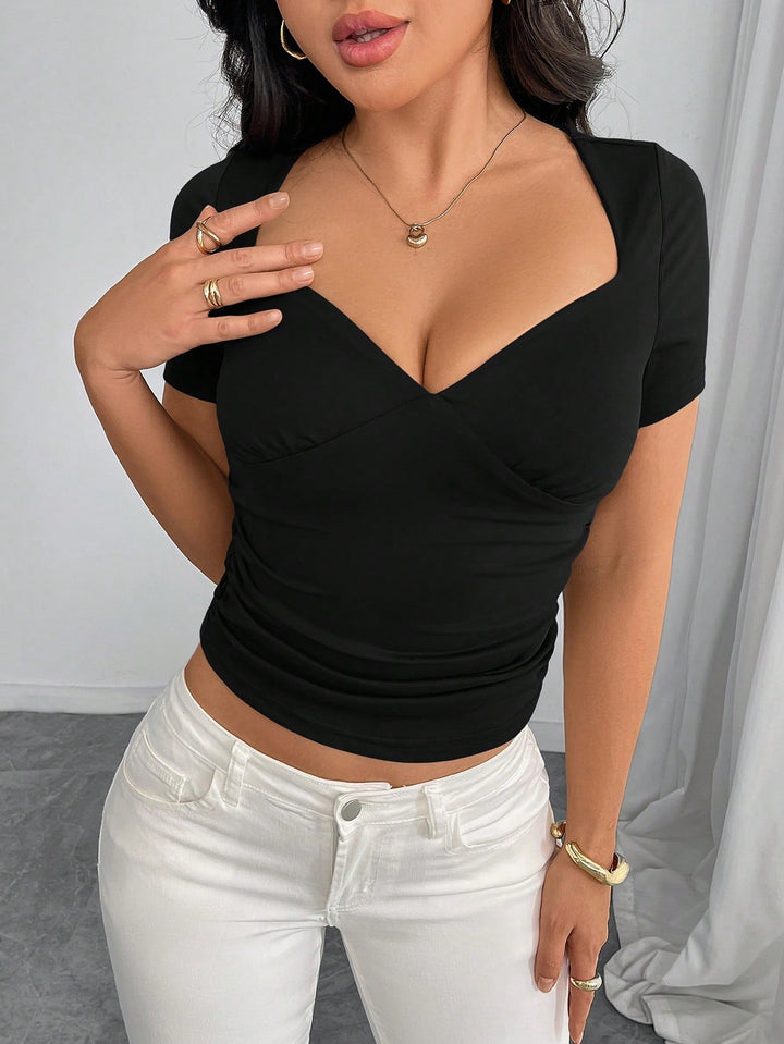 Top SHEIN, negru
