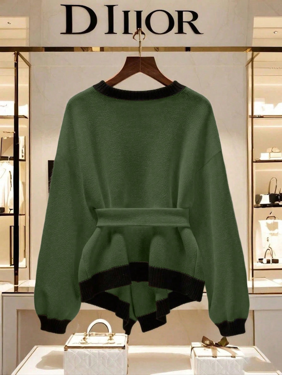 Kardigán Shein, Khaki