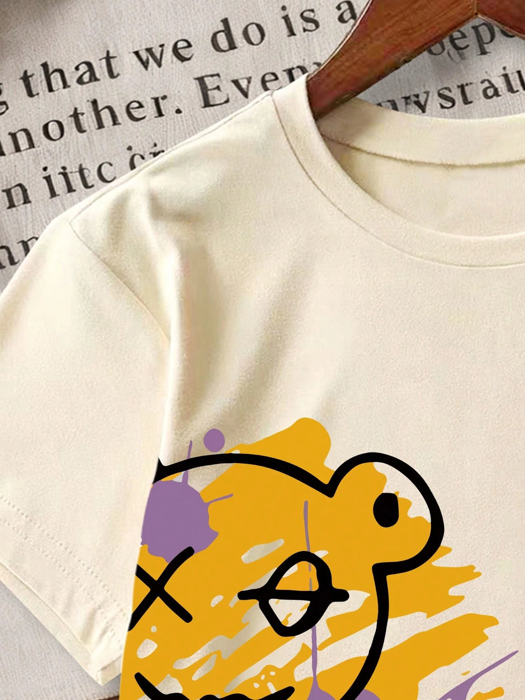 Tricou SHEIN, crem