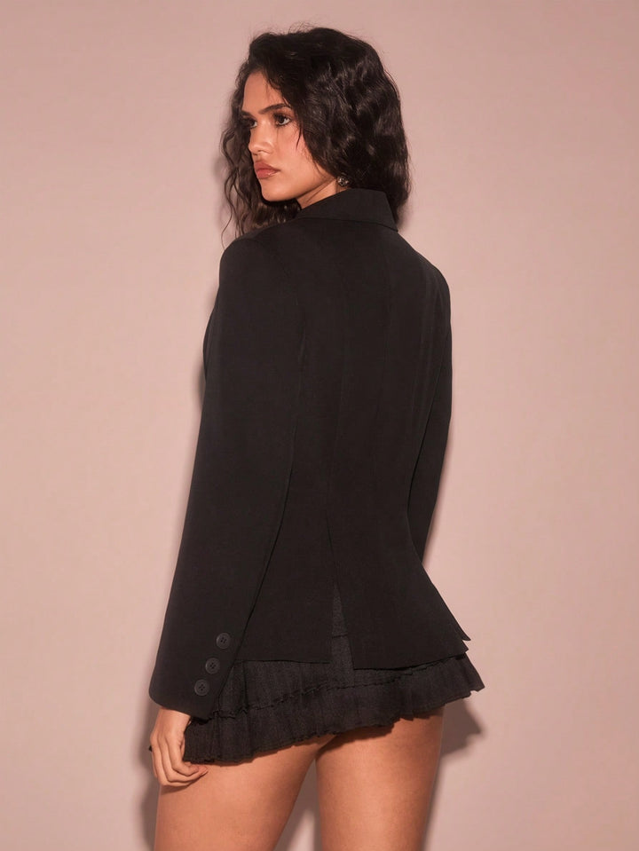 Sacou SHEIN, negru