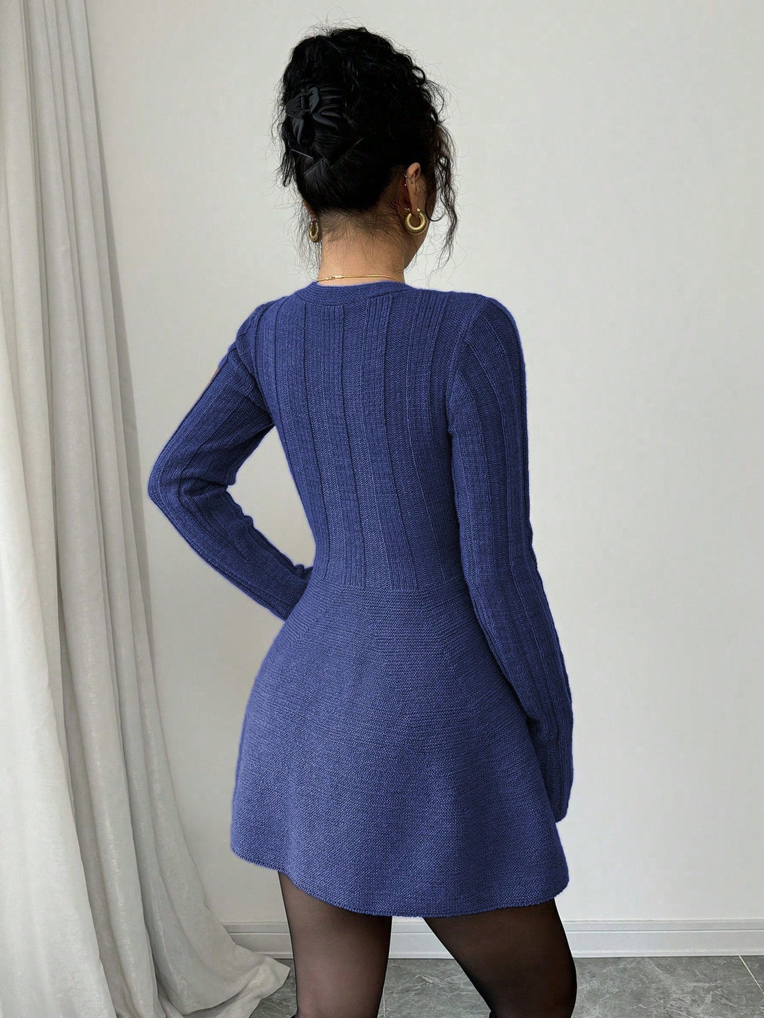 Cardigan SHEIN, albastru