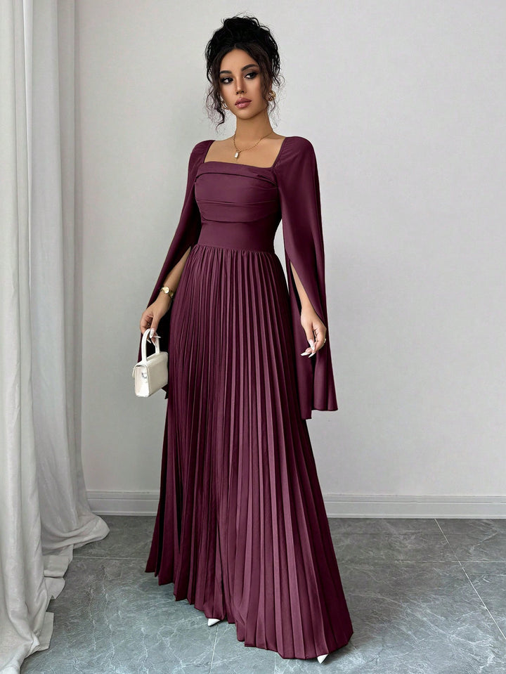 Rochie maxi SHEIN, vișiniu