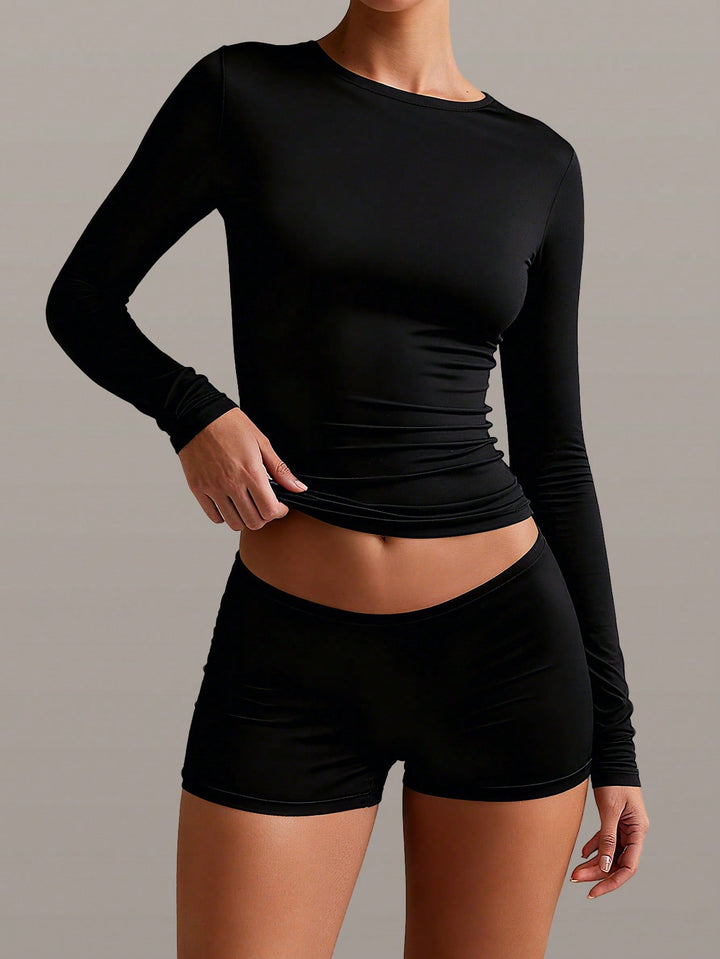 Tricou sport SHEIN, negru