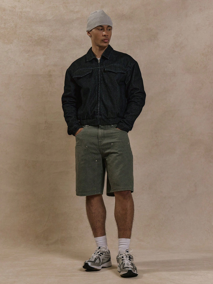 Pantaloni scurți SHEIN, kaki