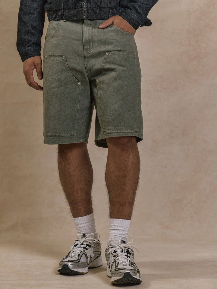 Pantaloni scurți SHEIN, kaki