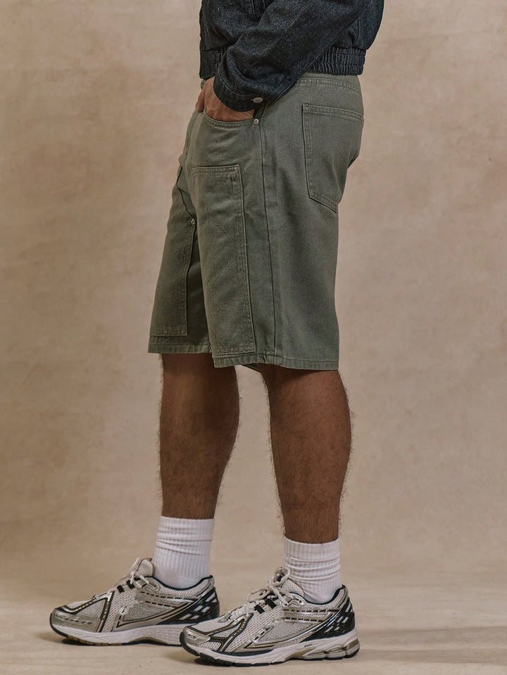 Pantaloni scurți SHEIN, kaki