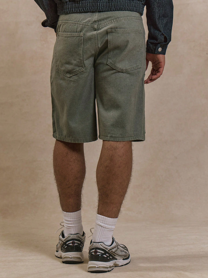 Pantaloni scurți SHEIN, kaki
