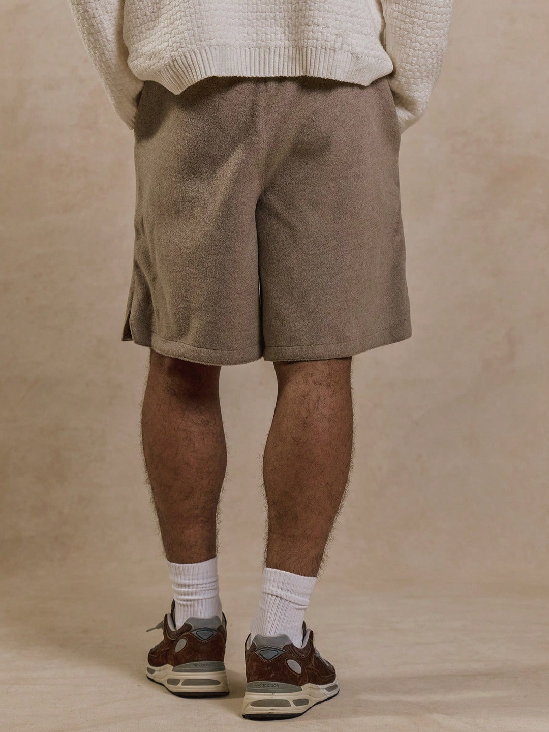 Pantaloni scurți SHEIN, maro