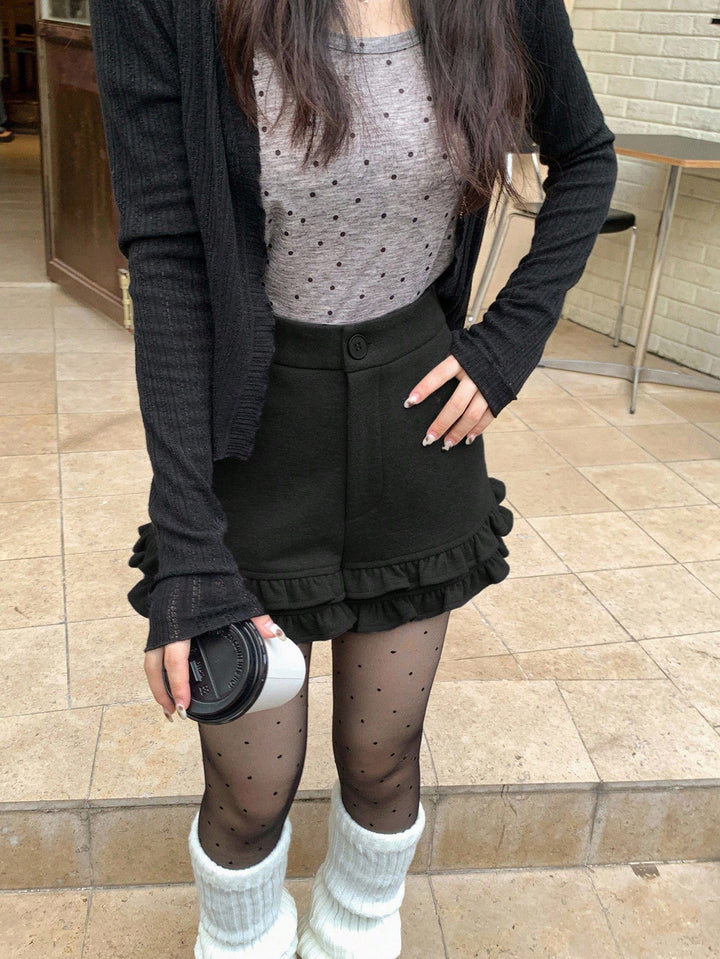 Pantaloni scurți SHEIN, negru