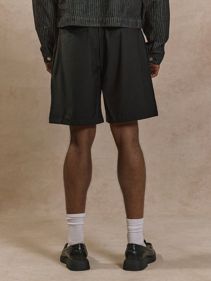 Pantaloni scurți SHEIN, negru