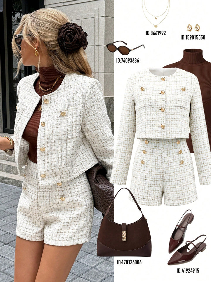 SHEIN együttes, bézs