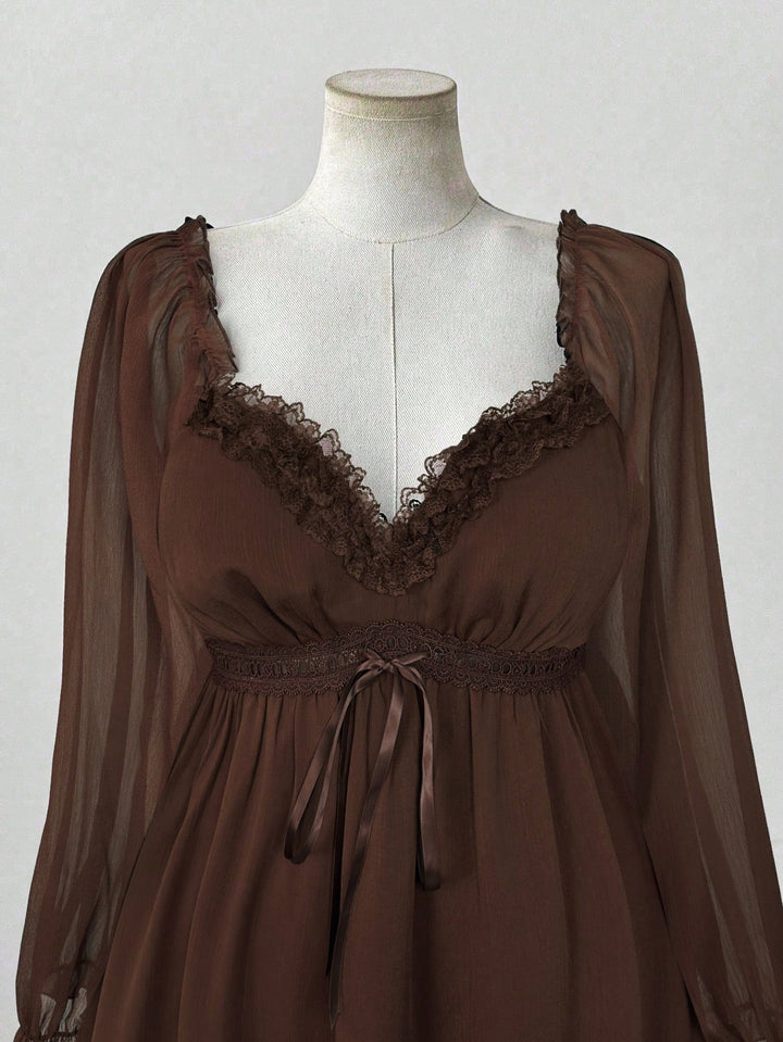 Rochie SHEIN, maro
