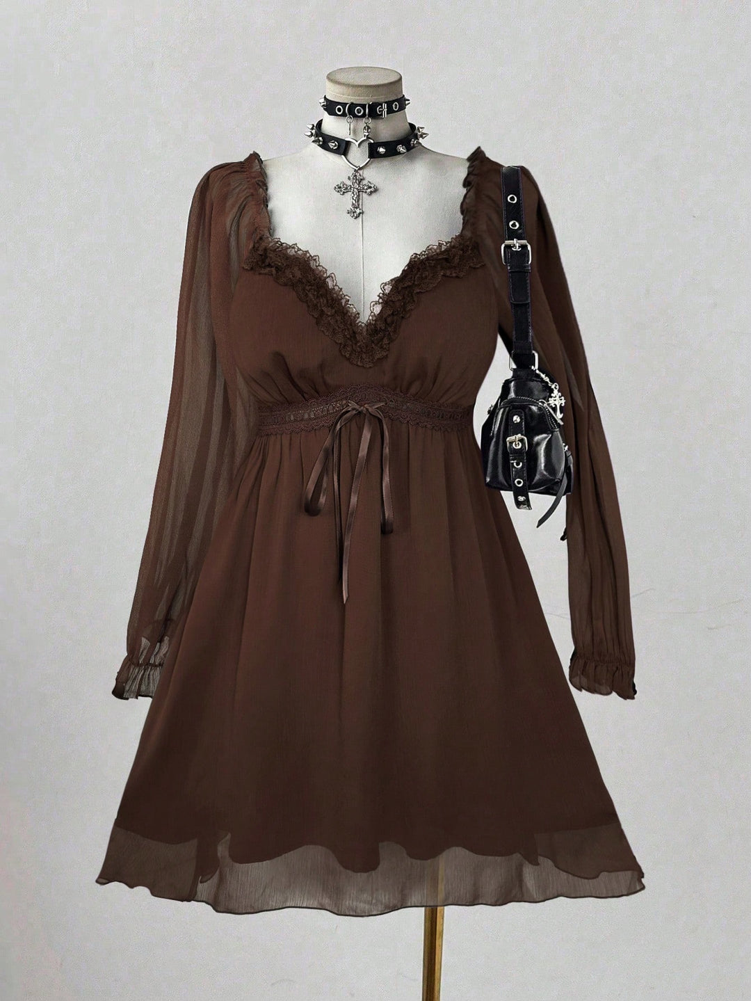 Rochie SHEIN, maro