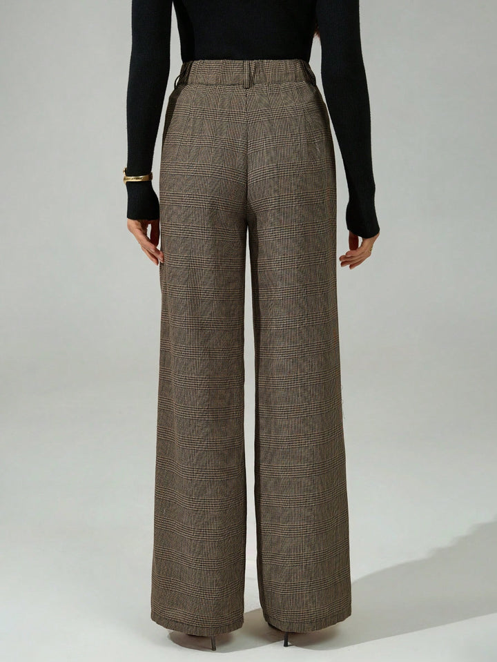 Pantaloni SHEIN, maro